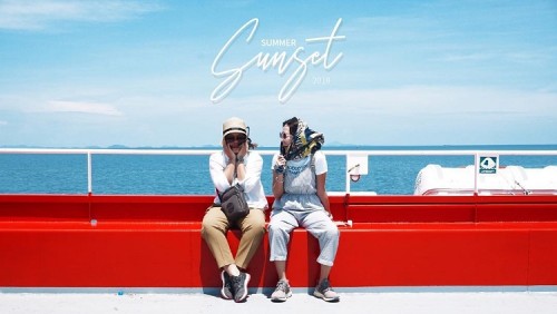 Boong tàu ngắm cảnh và check-in đẹp